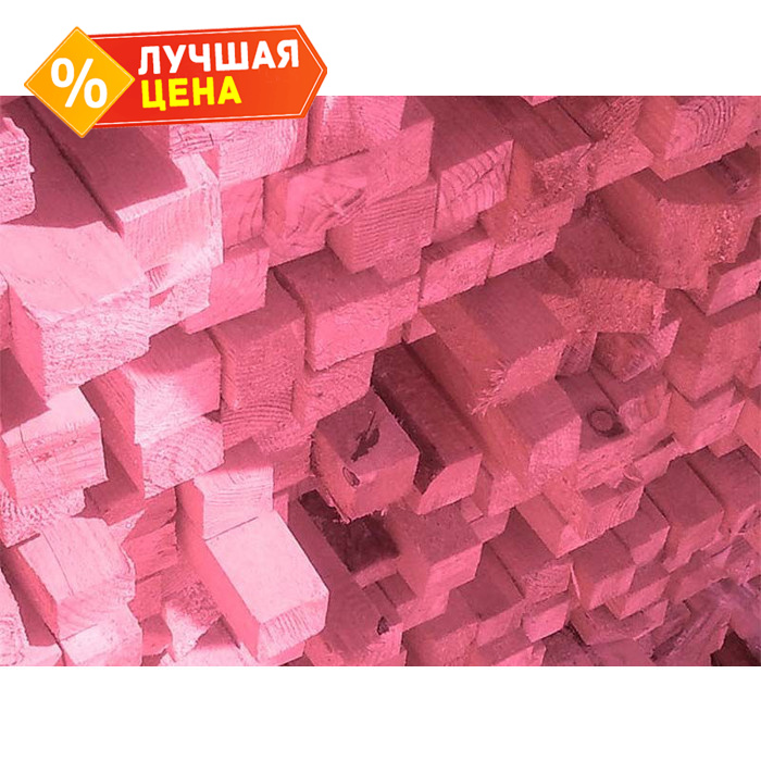 Брус обрезной антисептированный естественной влажности 100х150х6000 сорт 1-2
